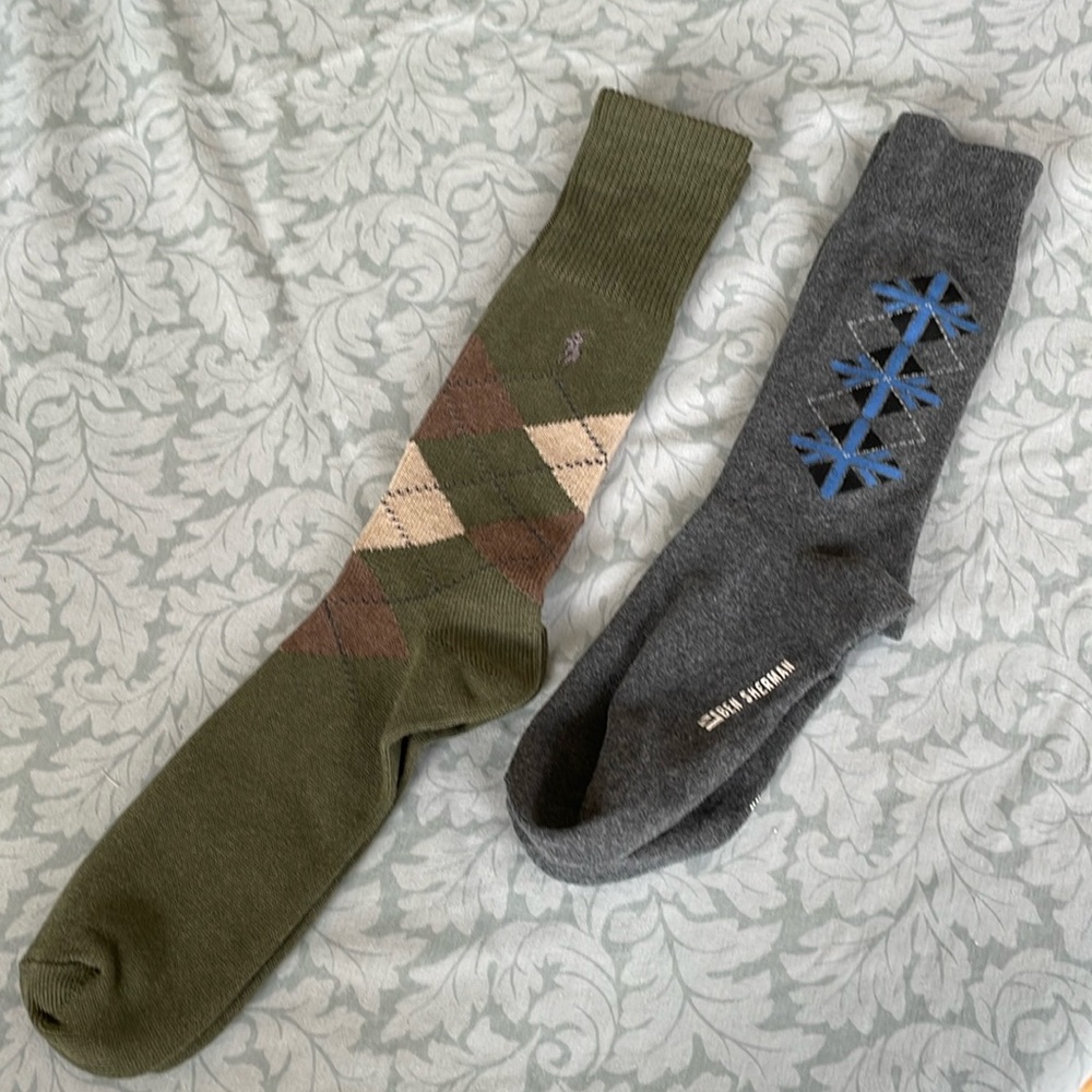 2 Pairs Men’s Socks. Polo and Ben Sherman